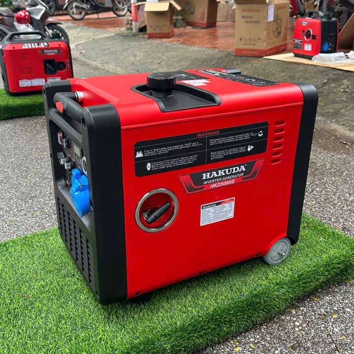 Máy Phát Điện Chạy Xăng Inverter HKD5000IE Hakuda 5KW Siêu Cách Âm