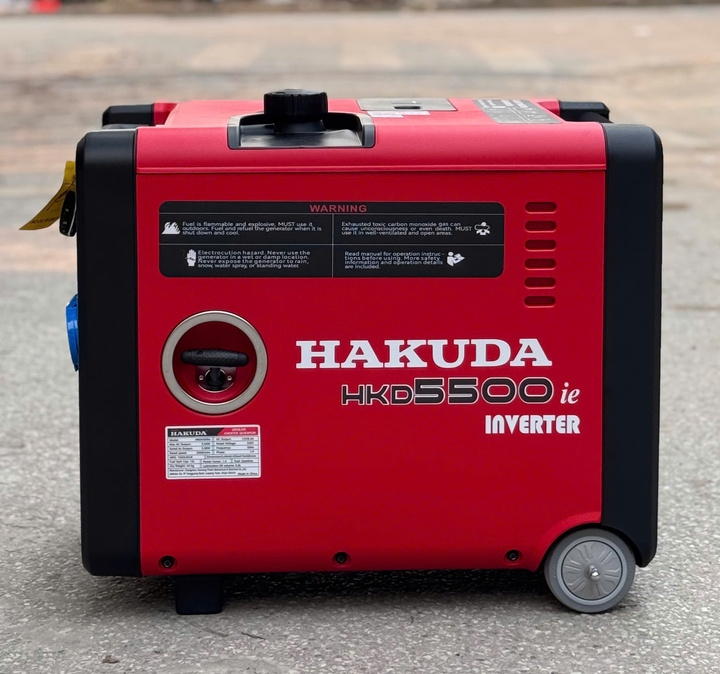Máy Phát Điện Chạy Xăng Inverter HKD5500IE Hakuda 5KW Siêu Cách Âm