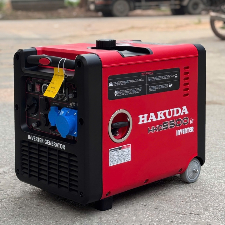 Máy Phát Điện Chạy Xăng Inverter HKD5500IE Hakuda 5KW Siêu Cách Âm