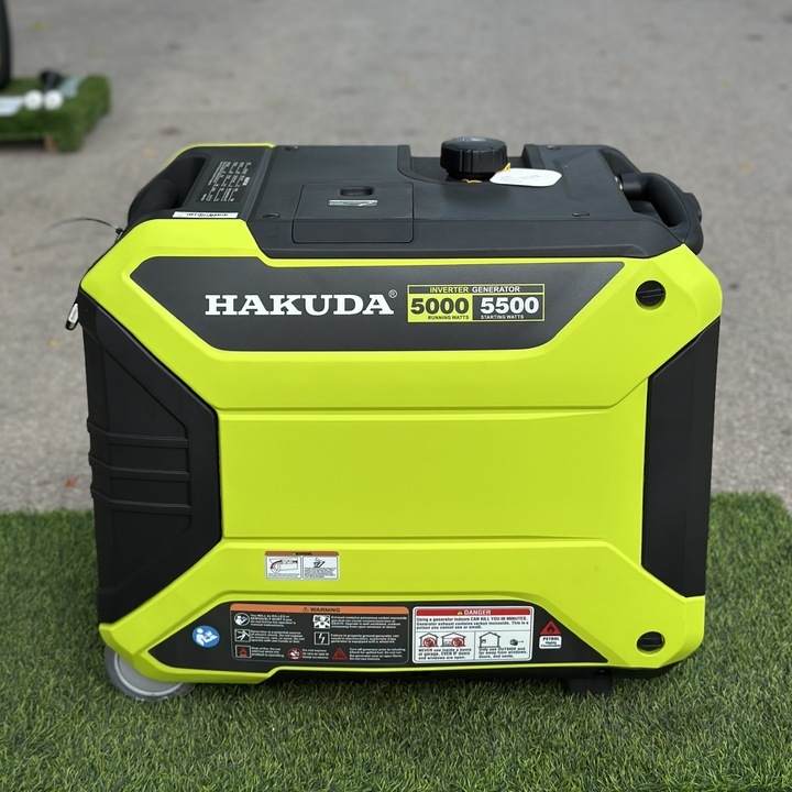 Máy Phát Điện Chạy Xăng Inverter Hakuda 5KW HKD5500IEPRO Đề Siêu Cách Âm