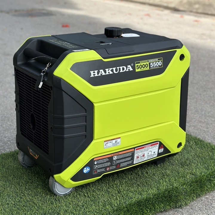 Máy Phát Điện Chạy Xăng Inverter 5KW Hakuda HKD5500IEPRO Đề Siêu Cách Âm