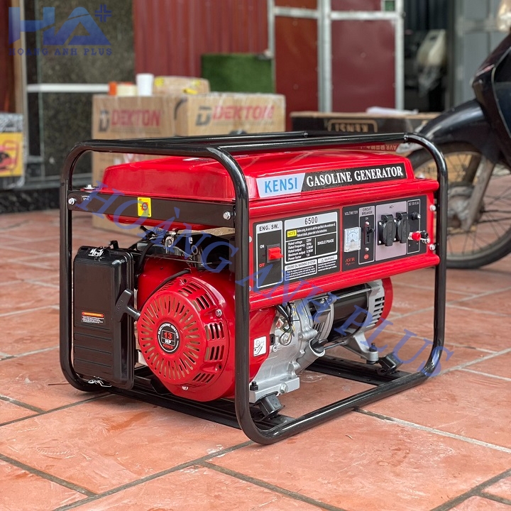 Máy Phát Điện Chạy Xăng Kensi 5Kw 6500