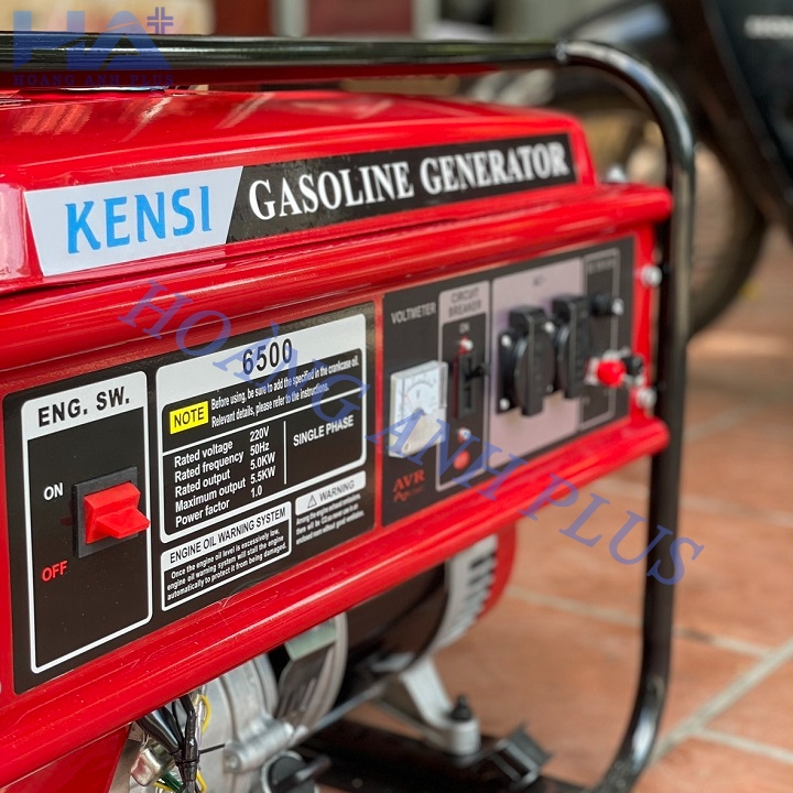 Máy Phát Điện Chạy Xăng Kensi 5Kw 6500
