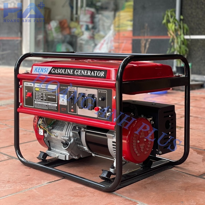 Máy Phát Điện Chạy Xăng Kensi 5Kw 6500