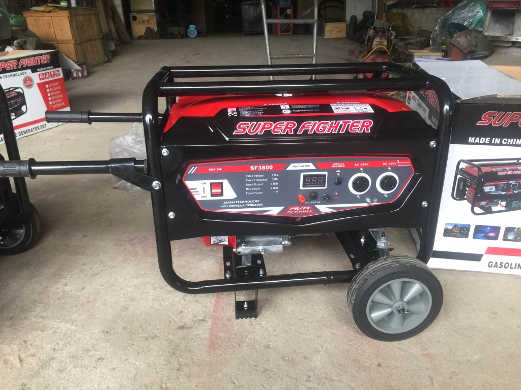 Máy Phát Điện Chạy Xăng 3.5Kw Super Fighter SF3800