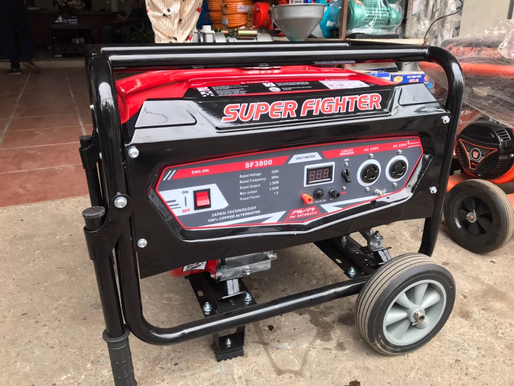 Máy Phát Điện Chạy Xăng 3.5Kw Super Fighter SF3800