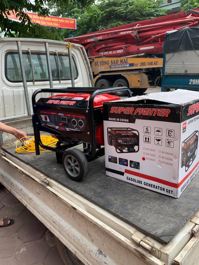Máy Phát Điện Chạy Xăng 3.5Kw Super Fighter SF3800