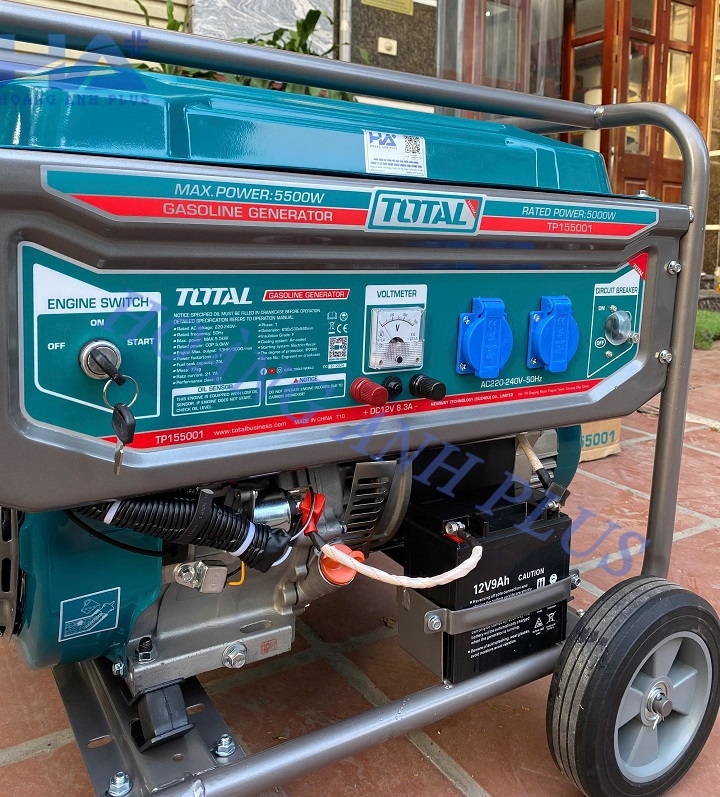 Máy Phát Điện Chạy Xăng Total 5.5KW TP155001