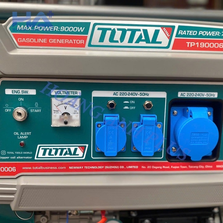 Máy Phát Điện Chạy Xăng Total 9KW TP190006