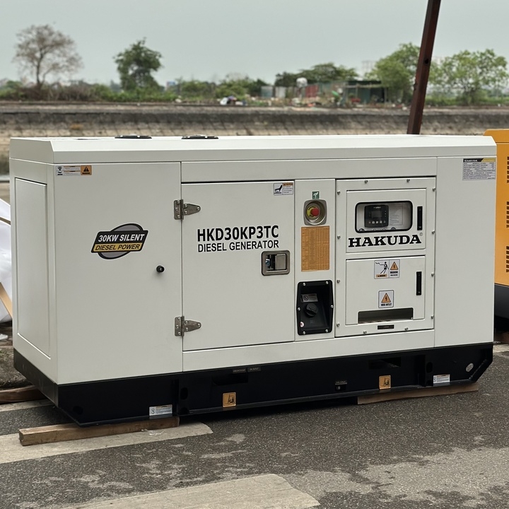 Máy Phát Điện Công Nghiệp 30KW Hakuda HKD30KP3TC