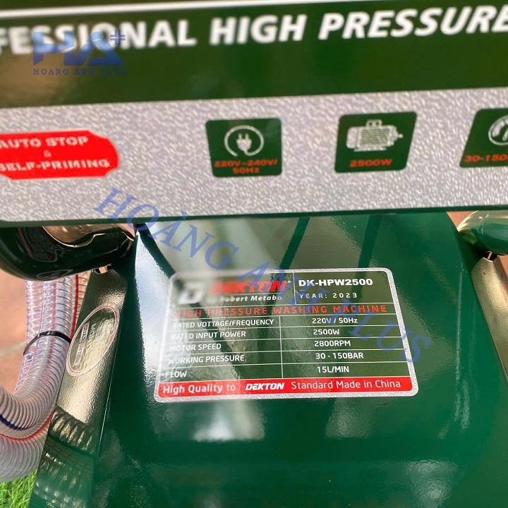 Máy Rửa Xe 2500W Dekton DK-HPW2500