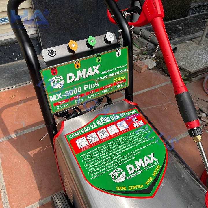 Máy Rửa Xe Cao Áp Dmax 3KW MX-3000 Plus