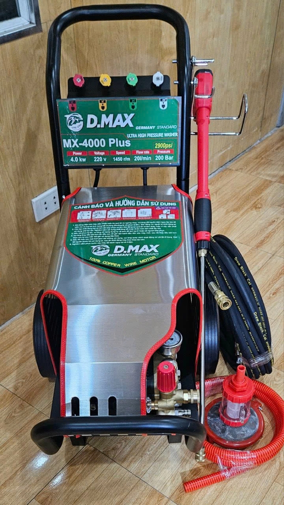 Máy Rửa Xe Cao Áp Dmax 4KW MX-4000 Plus