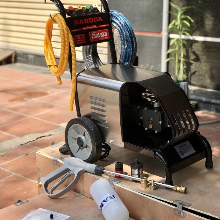 Máy Rửa Xe Cao Áp Hakuda 2.5Kw 2500 HKD Piston Sứ