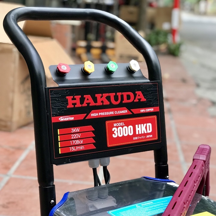 Máy Rửa Xe Cao Áp Hakuda 3Kw HKD3000