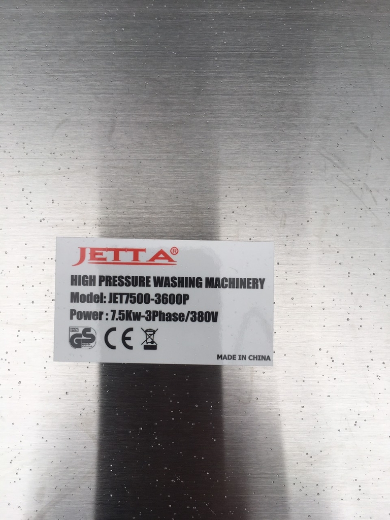 Máy Rửa Xe Cao Áp Jetta 7.5Kw JET7500-3600P