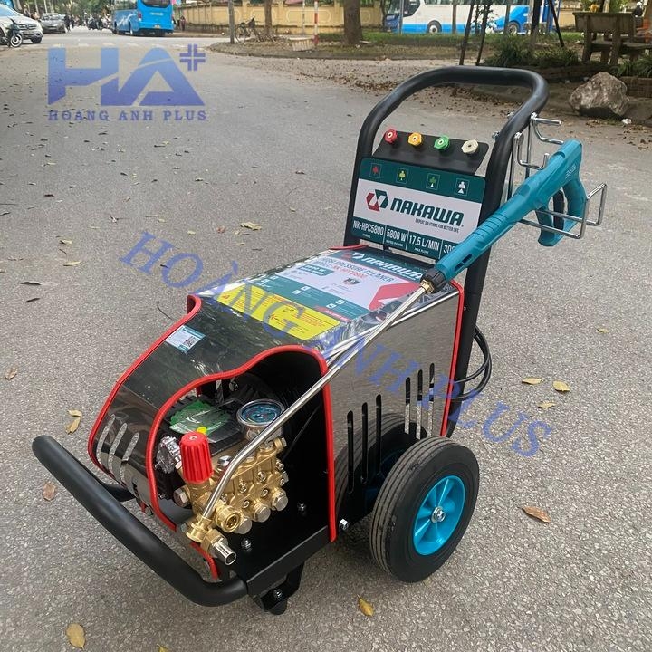 Máy Rửa Xe Cao Áp 5.8KW Nakawa 3080PSI 3 Pha NK-HPC5800