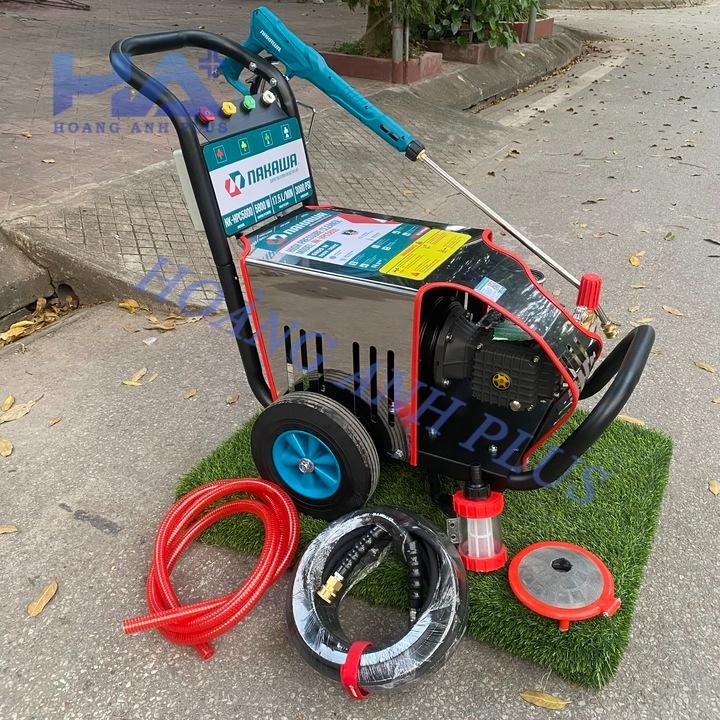 Máy Rửa Xe Cao Áp 5.8KW Nakawa 3080PSI 3 Pha NK-HPC5800