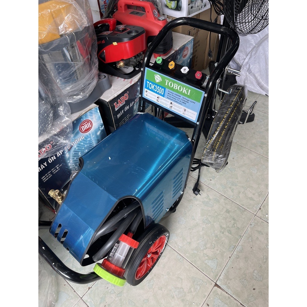 Máy Rửa Xe Cao Áp Toboki 3.5Kw TOK3500 (1 Pha)