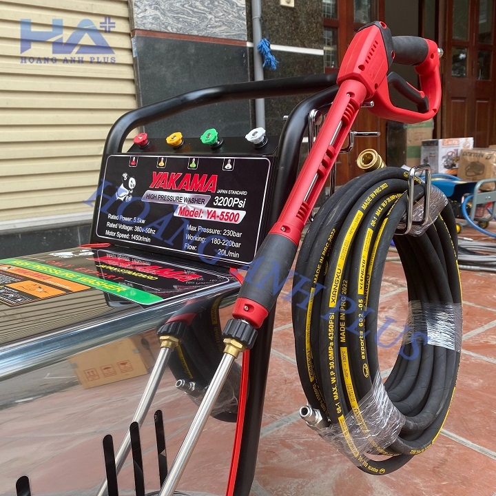 Máy Rửa Xe Cao Áp Yakama 5.5Kw YA-5500