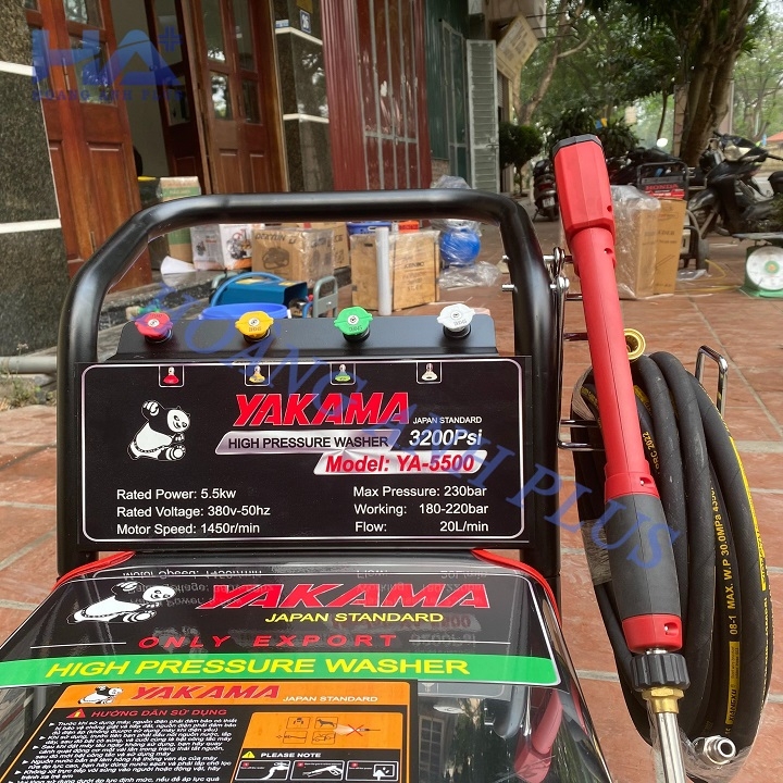 Máy Rửa Xe Cao Áp Yakama 5.5Kw YA-5500