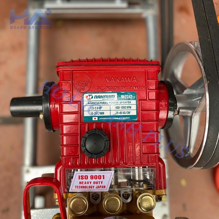 Máy Rửa Xe Dây Đai 1.5Kw Hoàng Anh