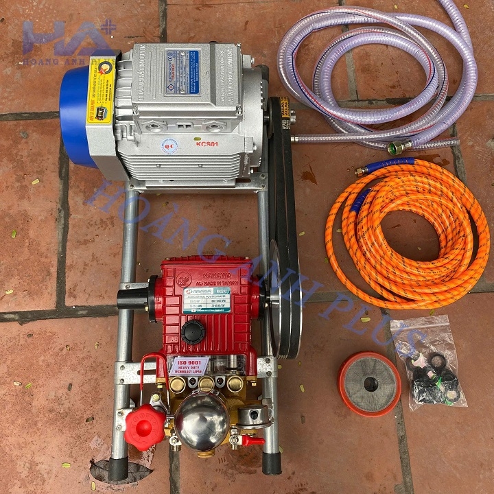 Máy Rửa Xe Dây Đai 1.5Kw Hoàng Anh