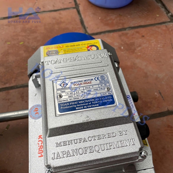 Máy Rửa Xe Dây Đai 1.5Kw Hoàng Anh