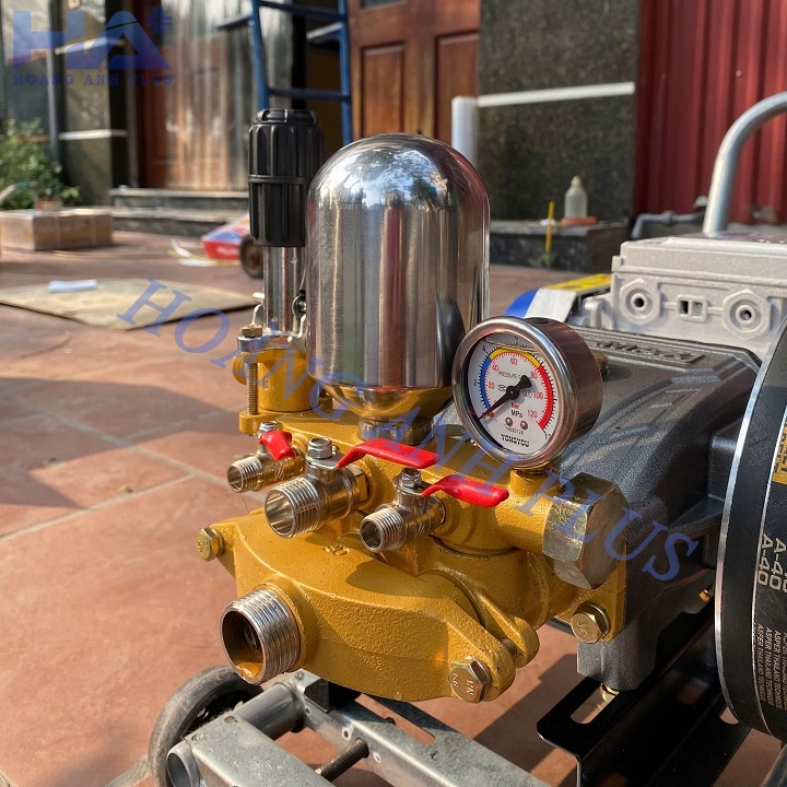 Máy Rửa Xe Dây Đai 5.5KW 3 Pha Hoàng Anh