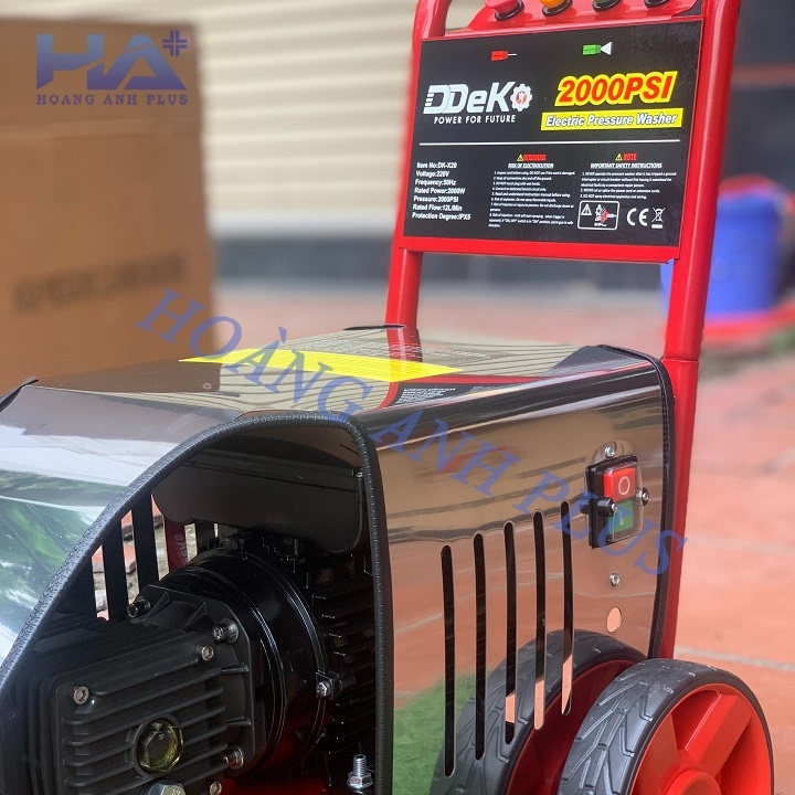 Máy Rửa Xe Cao Áp Deko 2000W DK-X20