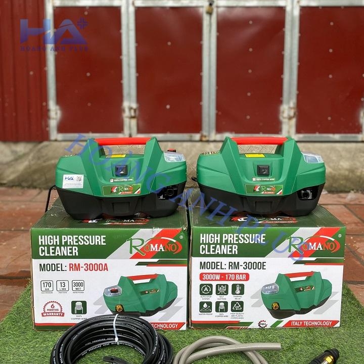 Máy Rửa Xe Romano 3000W RM-3000A Có Chỉnh Áp