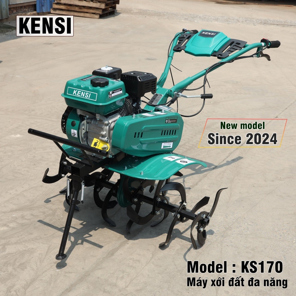 Máy Xới Đất Chạy Xăng 6.5HP Kensi KS170