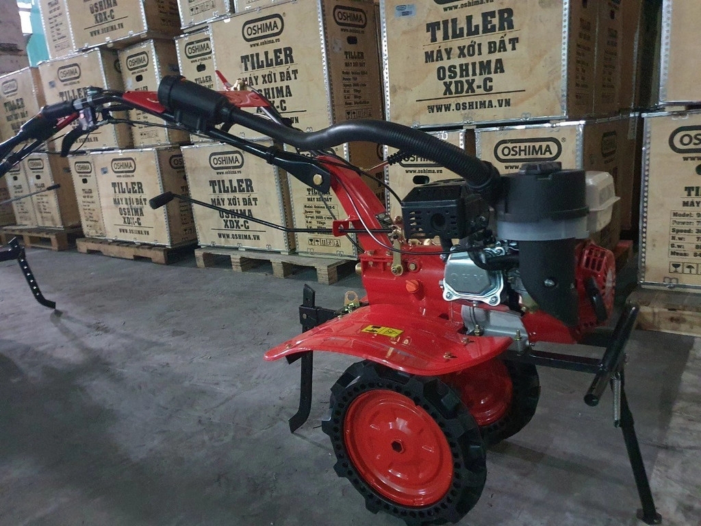 Máy Xới Đất Chạy Xăng Oshima XDX-C 7.0HP Đỏ Curoa