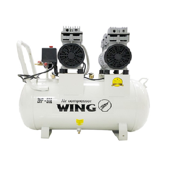 Máy Nén Khí Không Dầu Wing 1.5HP 50L TW-OF550X2-50L