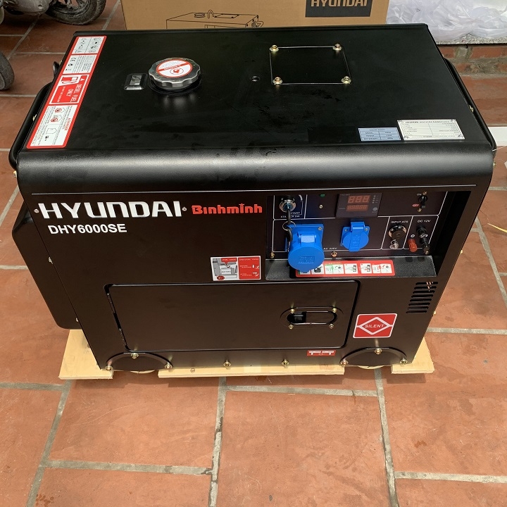 Máy Phát Điện Chạy Dầu Hyundai 5.0Kw-5.5Kw DHY6000SE