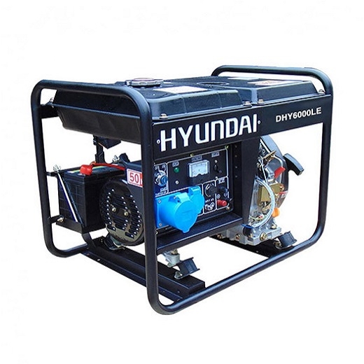 Máy Phát Điện Chạy Dầu Hyundai 5.0Kw-5.5Kw DHY6000LE