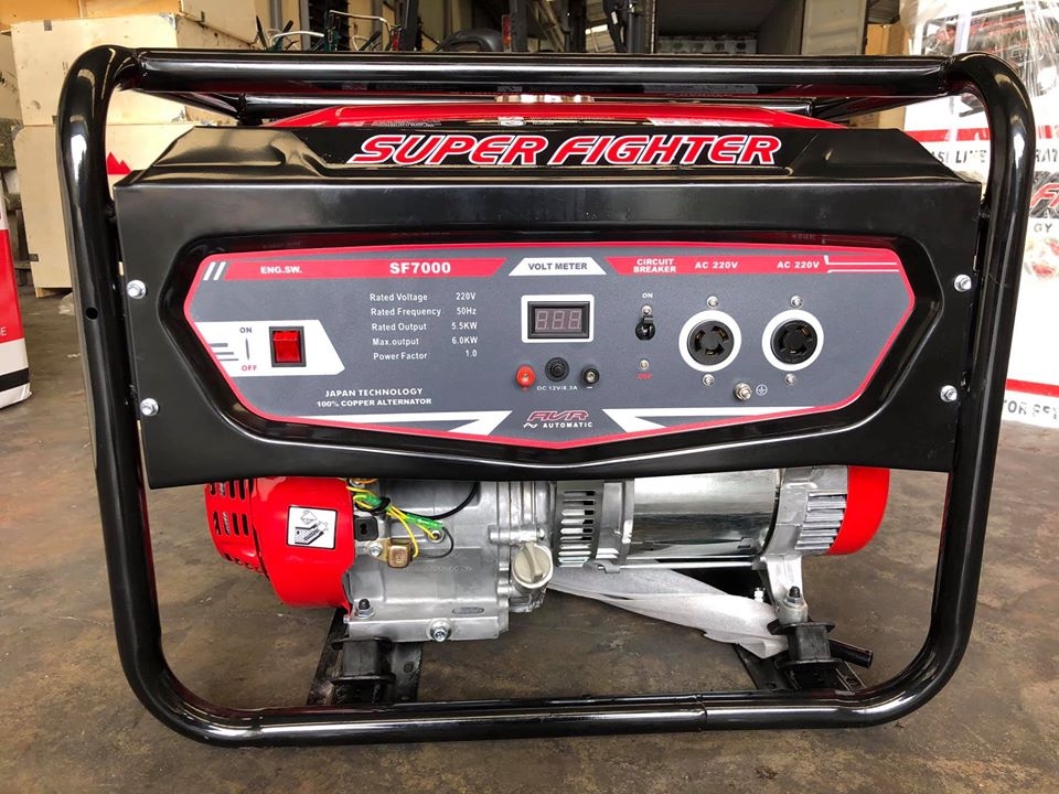 Máy Phát Điện Chạy Xăng 6Kw Super Fighter SF7000