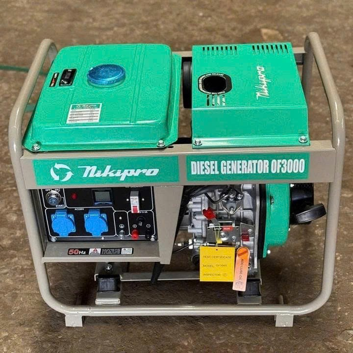 Máy Phát Điện Chạy Dầu Nikipro 3KW OF-3000