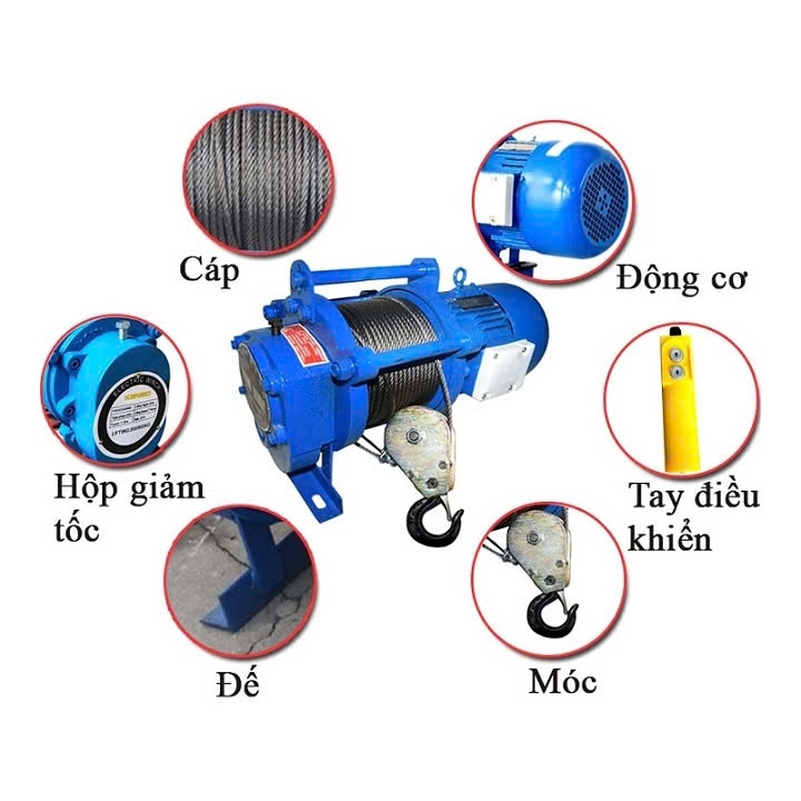 Tời Đa Năng Kenbo KCD300/600-70m 380v