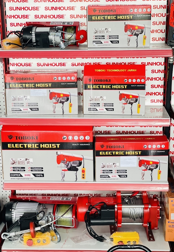 Tời Điện Toboki 900W TK400