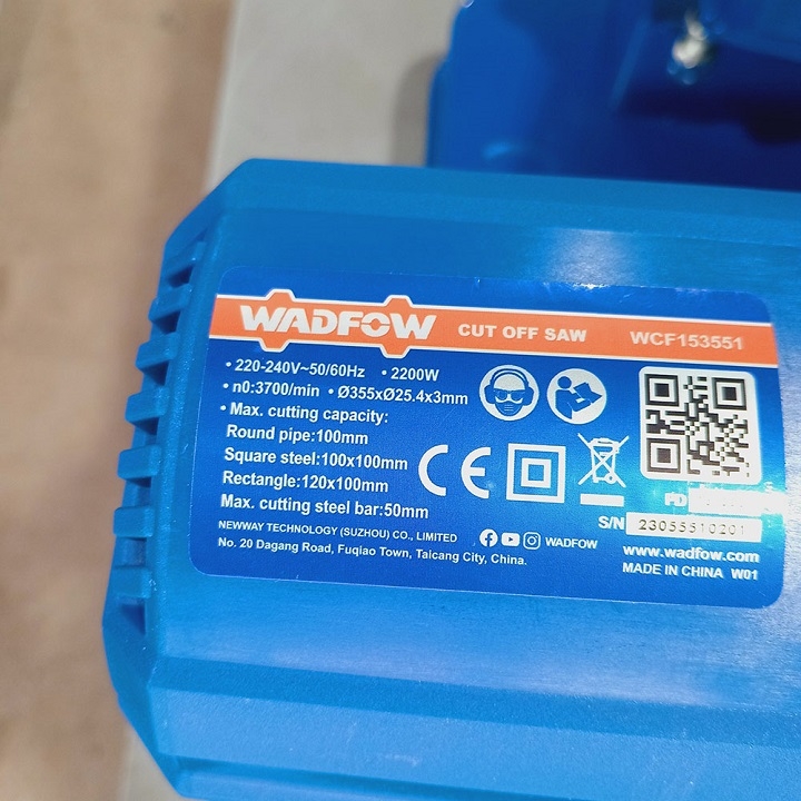 Máy Cắt Sắt Wadfow WCF153551 2200W