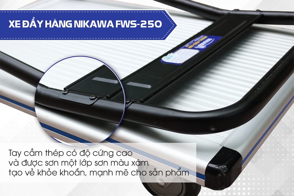 Xe Đẩy Hàng Nhôm Nikawa FWS 250