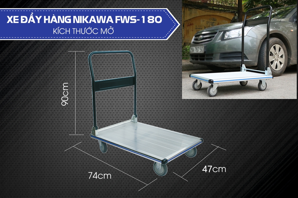 Xe Đẩy Hàng Nikawa FWS 180