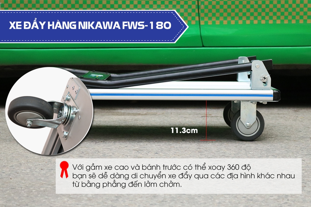 Xe Đẩy Hàng Nikawa FWS 180