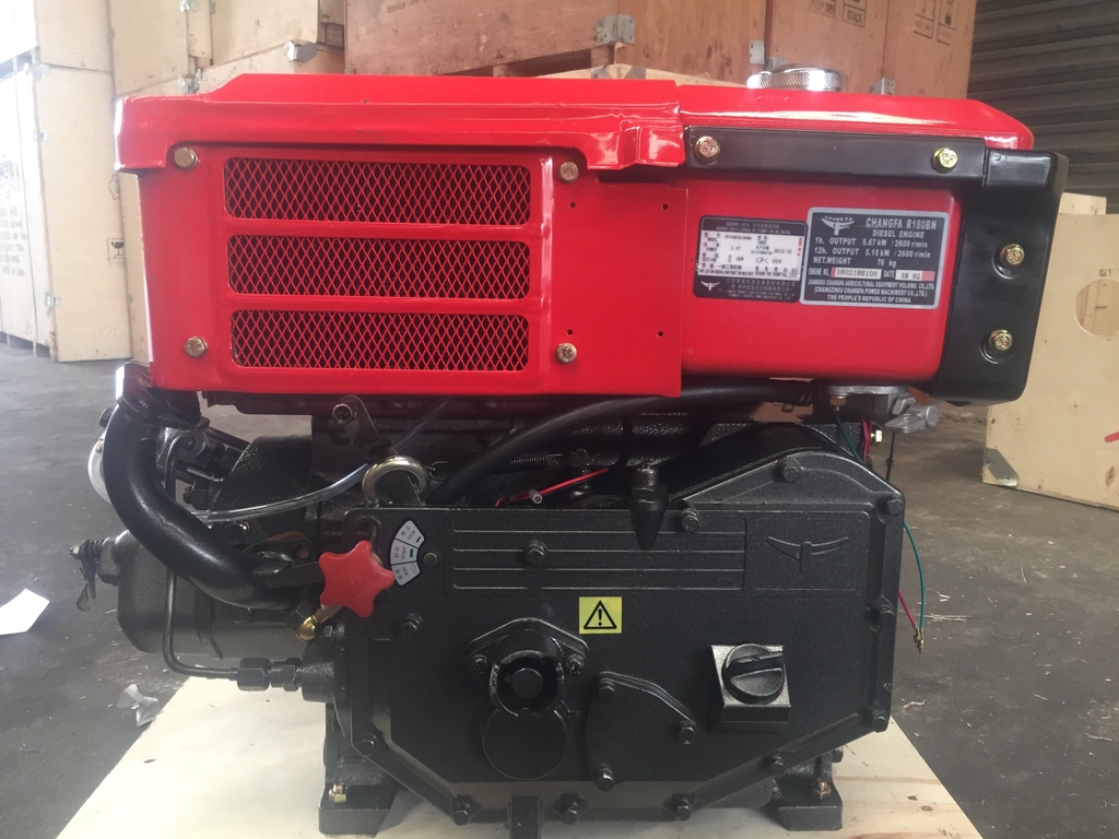 Máy Nổ Động Cơ Dầu Changfa 8HP CF R180BN (D8 Gió Đèn)