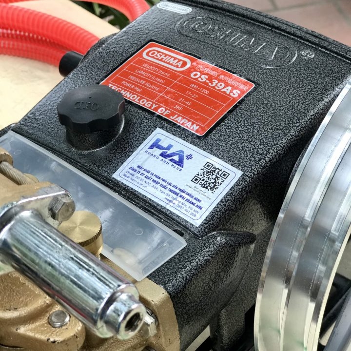 Đầu Phun Xịt Áp Lực 2HP Oshima OS-39AS Piston Sứ