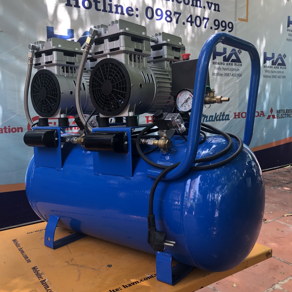 Máy Nén Khí Không Dầu Wing 2HP 50L TW-OF750X2-50L