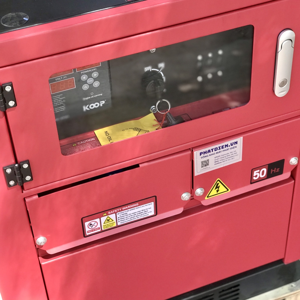 Máy Phát Điện Chạy Dầu Koop 12Kw(15Kva) KDF16000Q 3 Pha