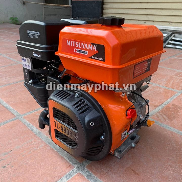 Máy Nổ – Động Cơ Xăng 20Hp Mitsuyama TL-490R-2 Tua Chậm