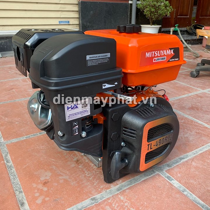 Máy Nổ – Động Cơ Xăng 20Hp Mitsuyama TL-490R-2 Tua Chậm